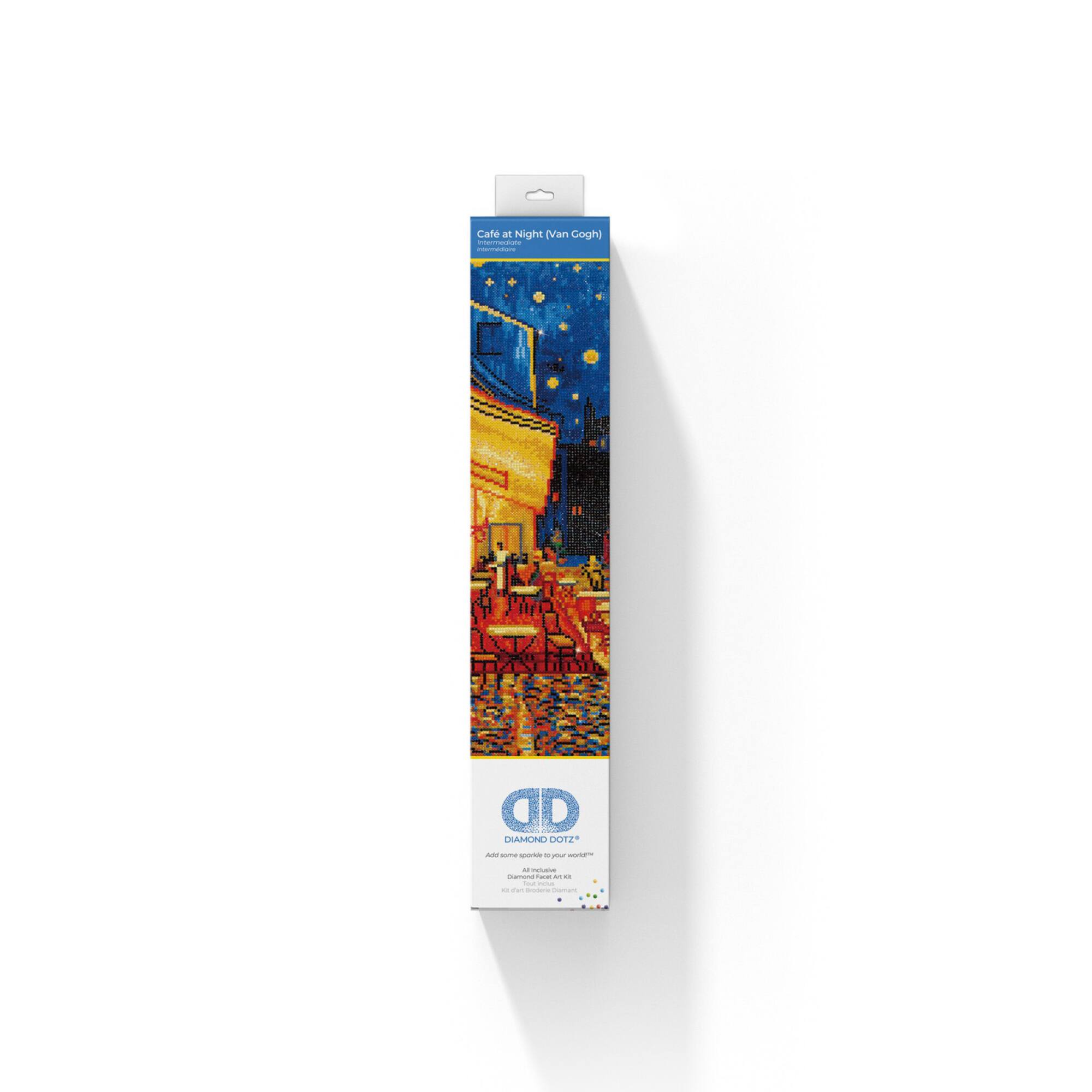 Diamond Dotz® Intermediate Café at Night Van Gogh Diamond Painting Kit